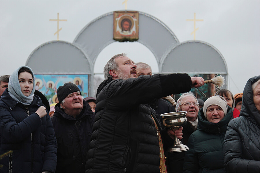 Освящение Аллеи святых