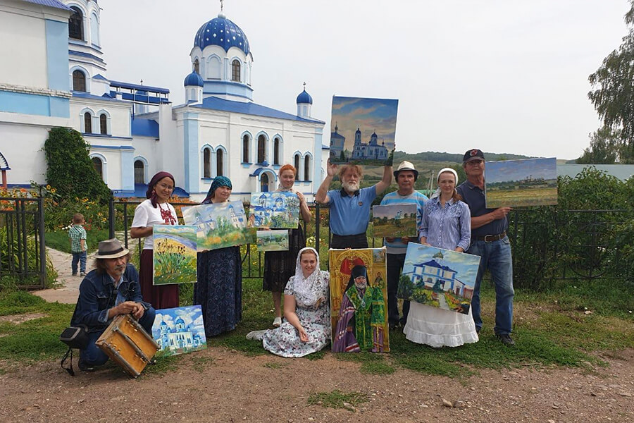 Пленэр в Башкирии Покрово-Эннатский монастырь