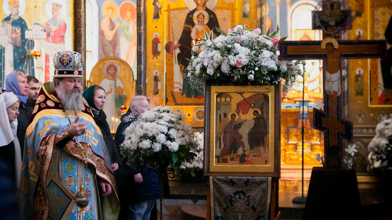 протоиерей Андрей Лемешонок проповедь на Благовещение