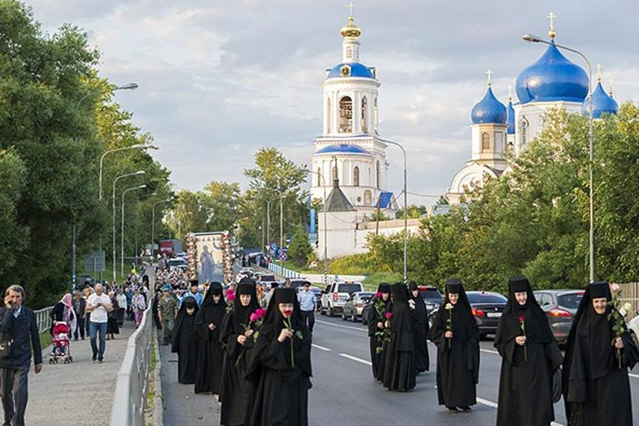 Крестный ход из Владимира в Боголюбово