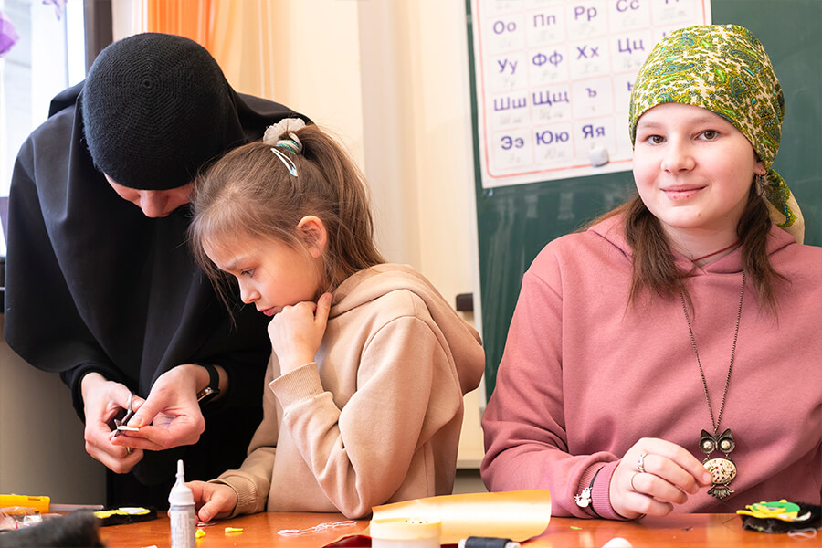 дети в воскресной школе