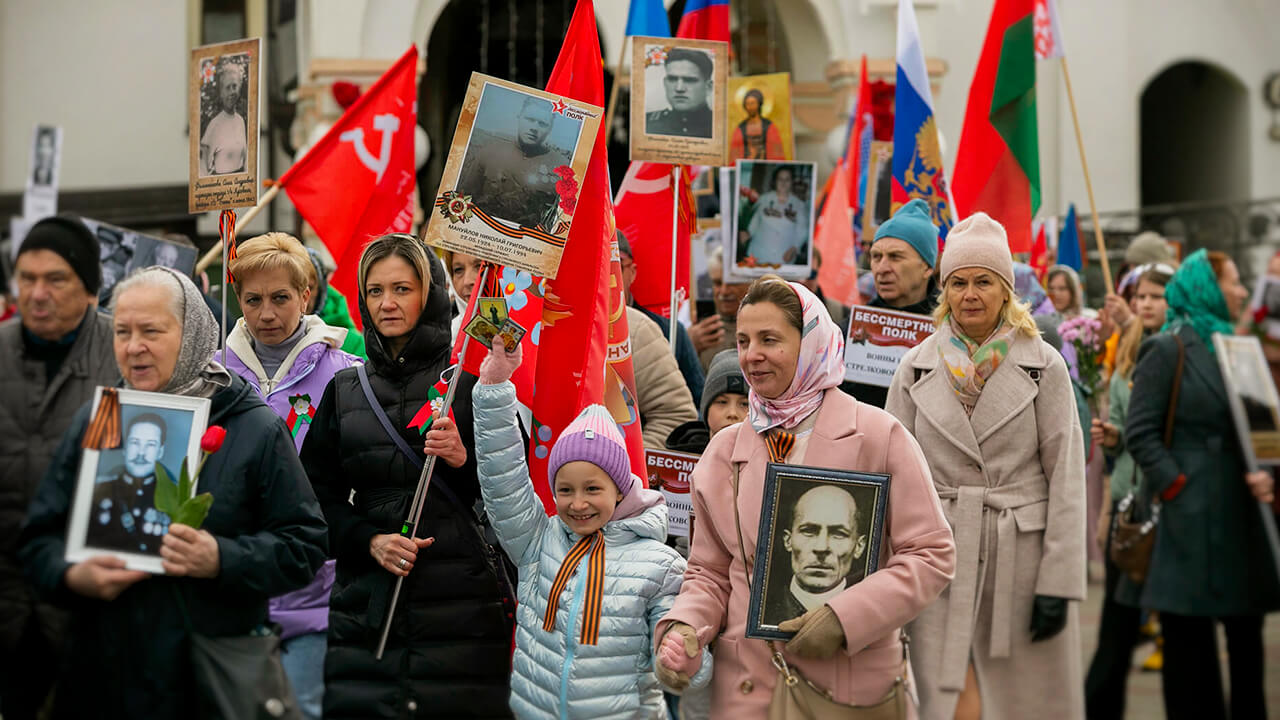 Бессмертный полк в монастыре